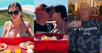 Miesiąc miodowy Krzysztofa i Karoliny Skibów: romantyczne śniadanie, pocałunki w basenie i zaciąganie się sziszą (ZDJĘCIA)