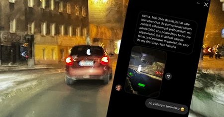 "Nie reagował". Kierowca Ubera nie rozróżniał szyn od jezdni