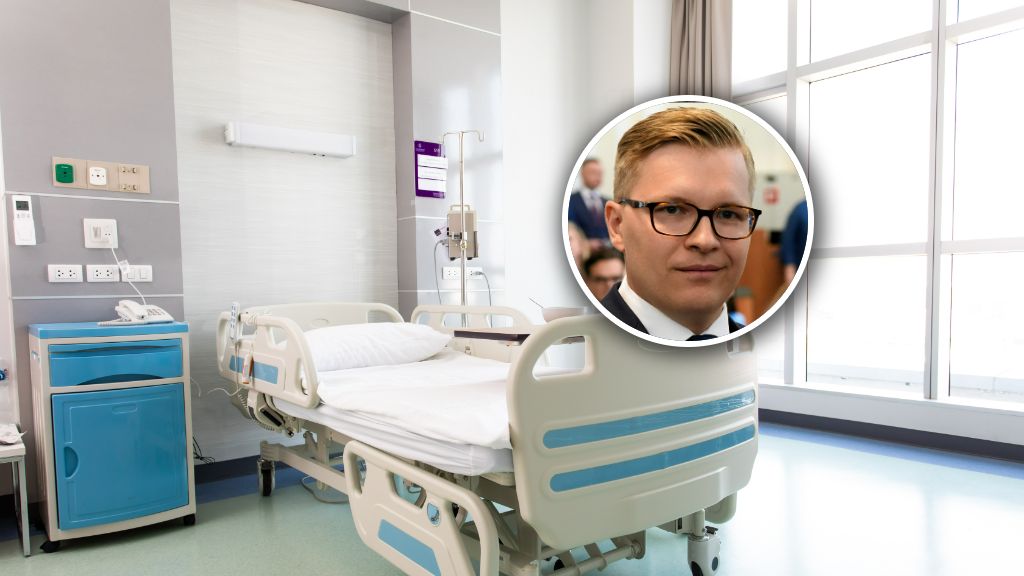 Dyrektor szpitala w Bolesławcu Kamil Barczyk