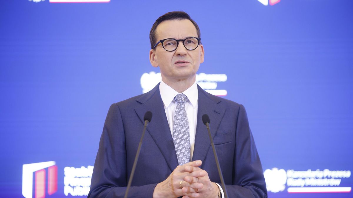 Konferencja premiera Mateusza Morawieckiego
25.10.2023 Warszawa Konferencja premiera Mateusza Morawieckiego fot. Filip Naumienko/REPORTER
n/z: Mateusz Morawiecki
Filip Naumienko/REPORTER