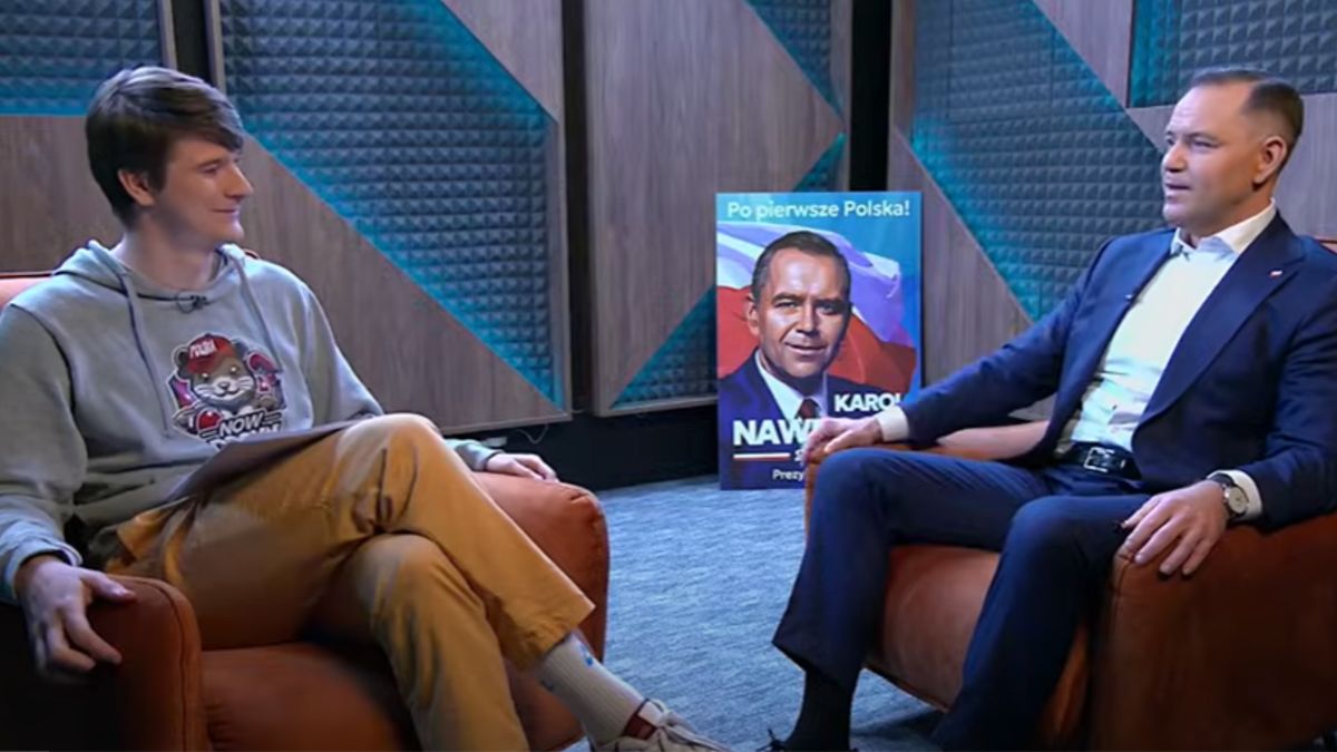 Nawrocki grilluje Nawrockiego w Kanale Zero