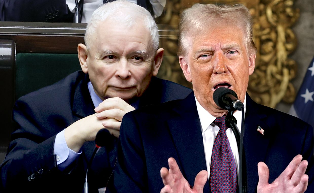 Jarosław Kaczyński liczy na Donalda Trumpa 