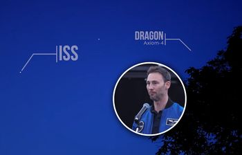 Sławosz Uznański nad Polską. ISS przetnie nocne niebo