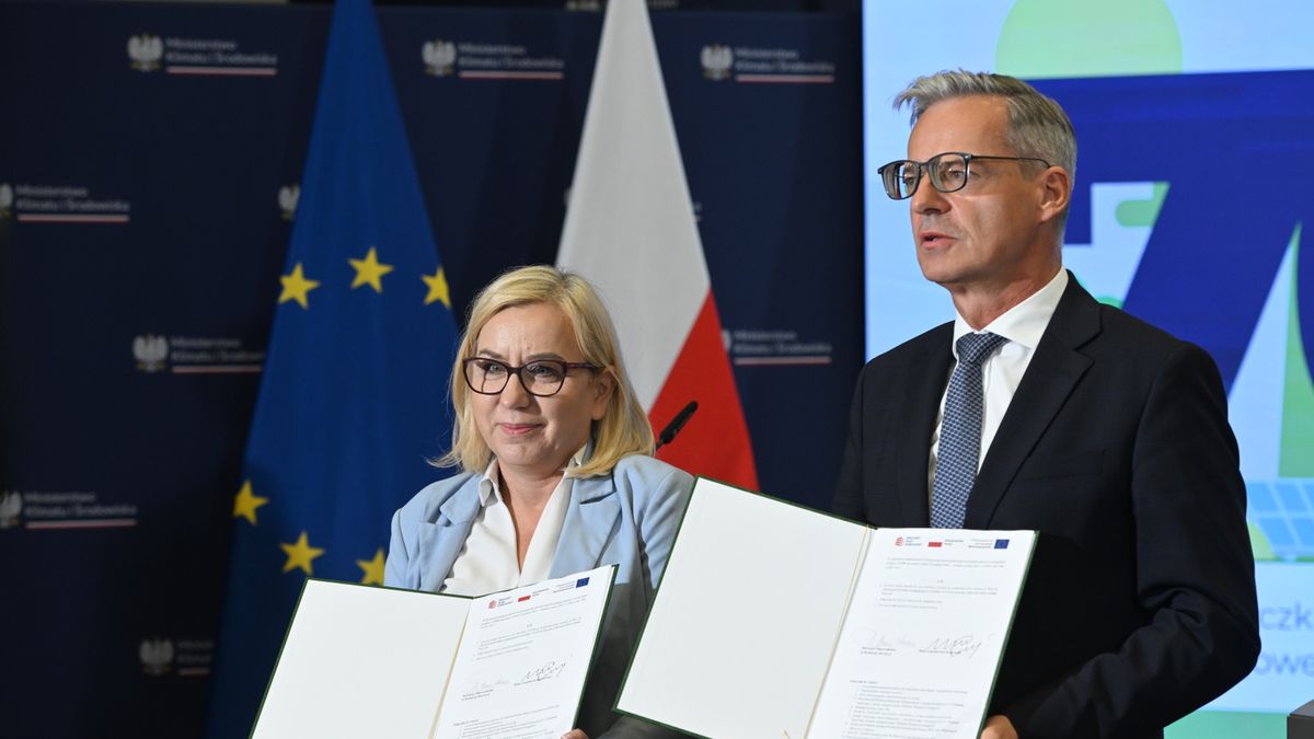 Paulina Hennig-Kloska, Miros�aw Czekaj
Radek Pietruszka
Fundusz Wsparcia Energetyki, konferencja, KPO, Paulina Hennig Kloska, polityk, polityka, prasowa