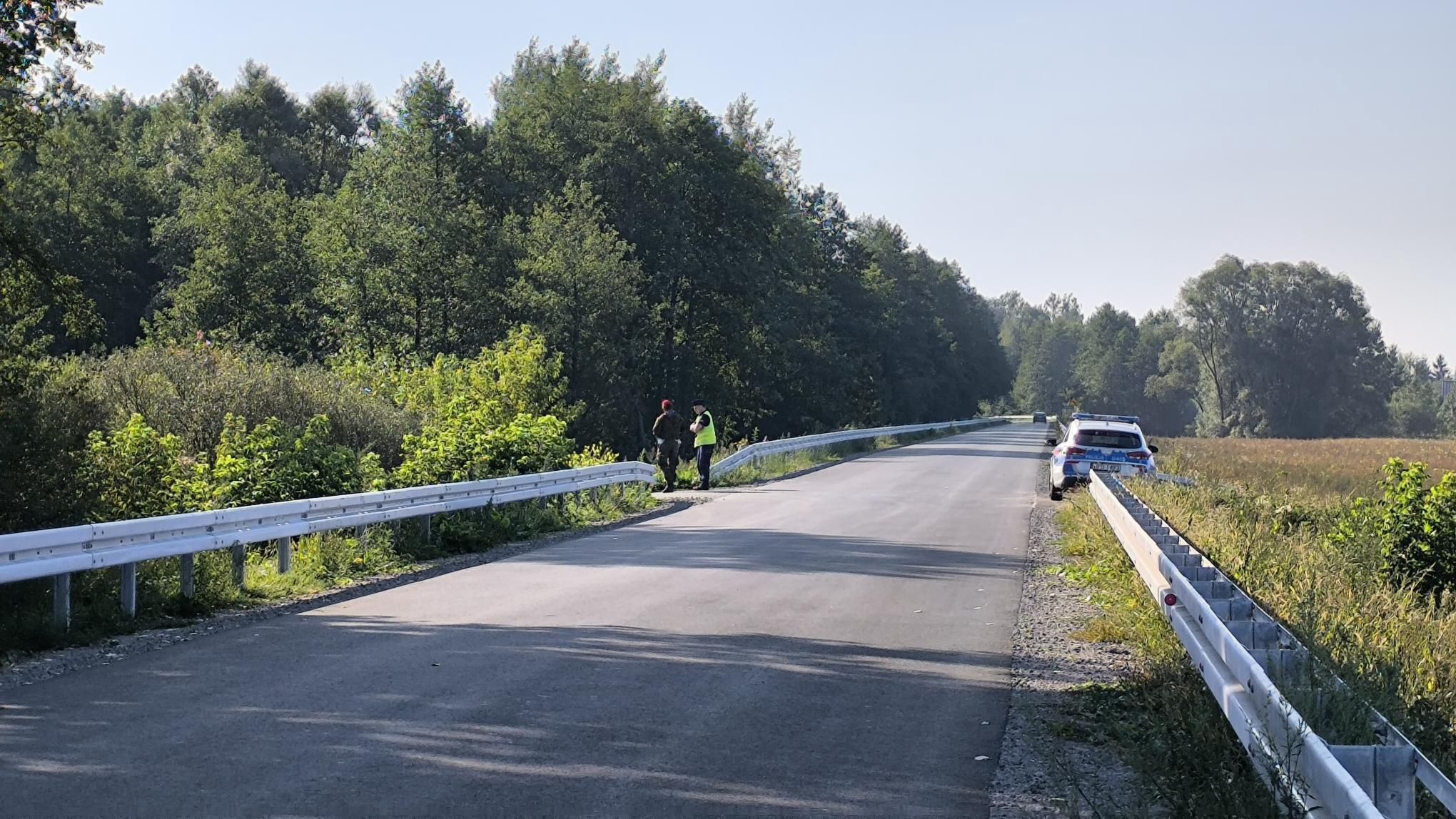 Dron spadł na terenie Polski