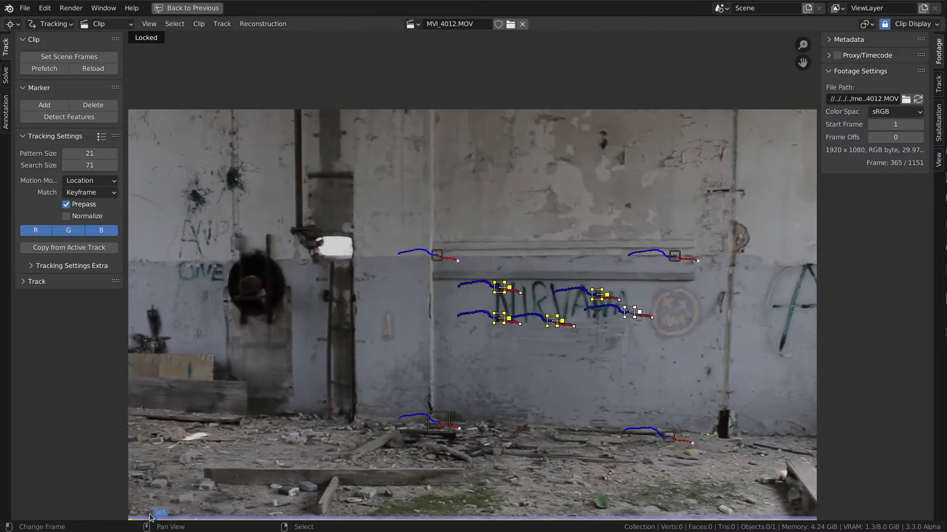 Blender 3.3: Image from Plane Marker
