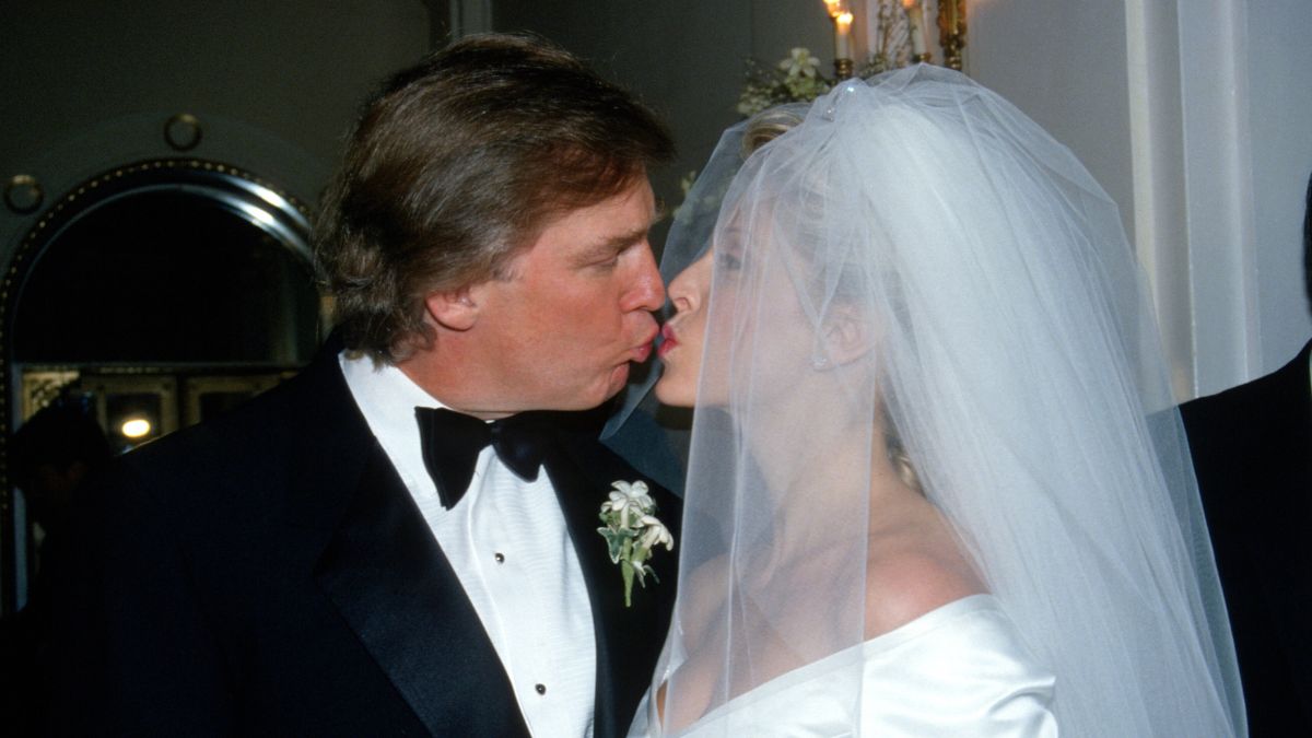 Donald Trump z drugą żoną Marlą Maples