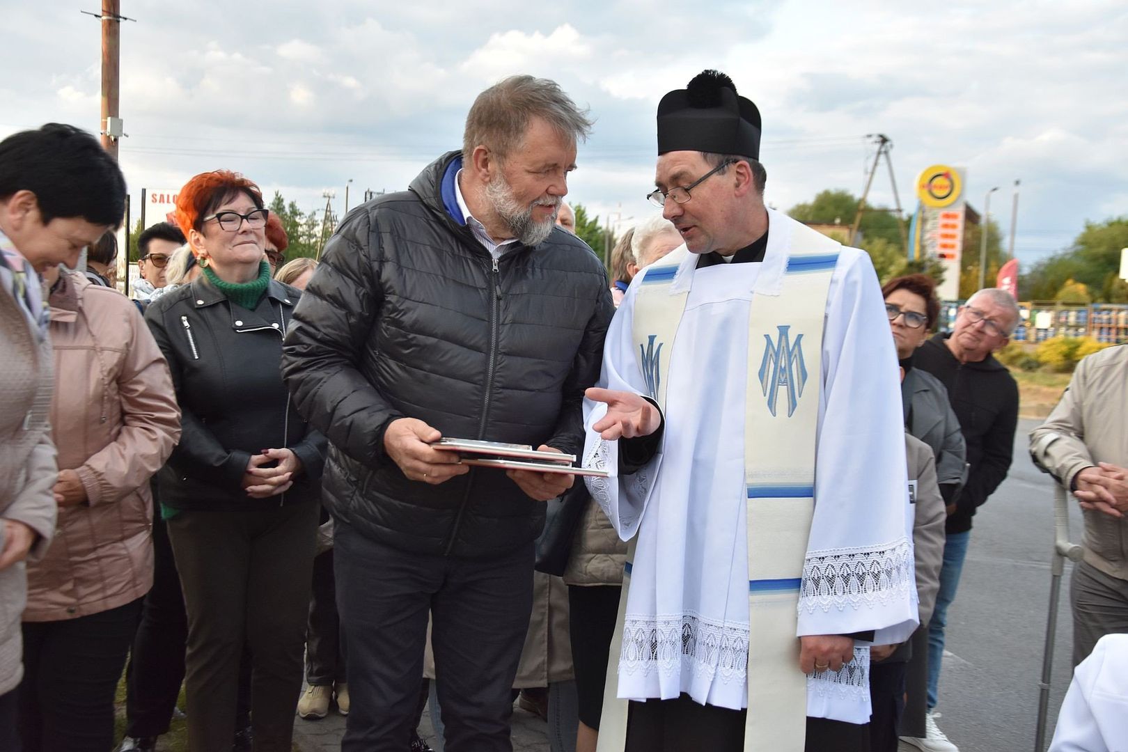 Poświęcenie odnowionej figury w Aleksandrowie Kujawskim (11.05.2025)
