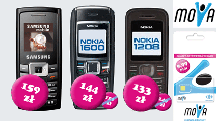 Nowe telefony w Carrefour Mova 1