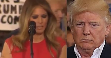 Melania Trump brzydzi się dotyku swojego męża? (FOTO + WIDEO)
