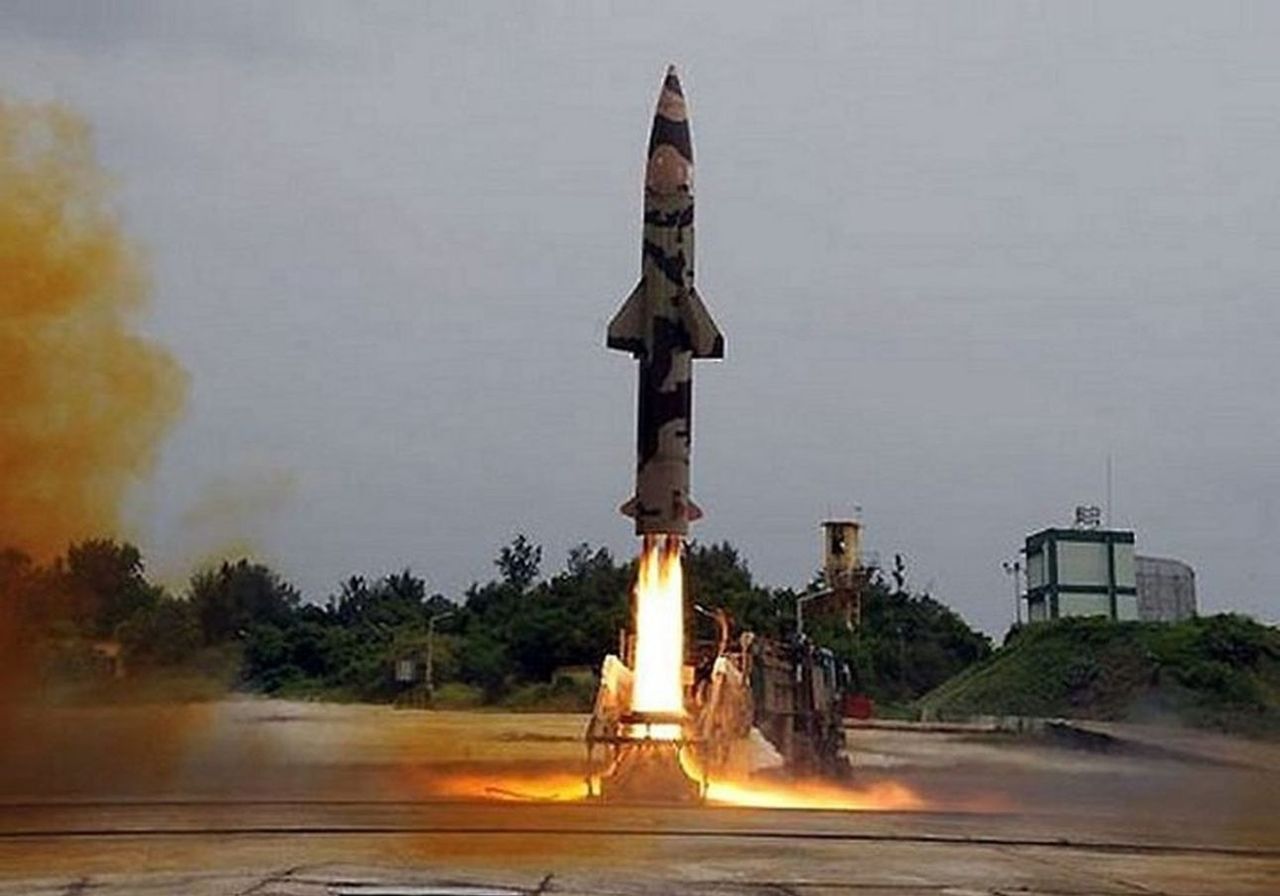 Illustrative photo of the launch of an Indian ballistic missile