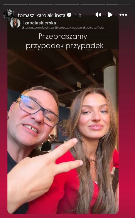 Tomasz Karolak przeprasza za środkowy palec