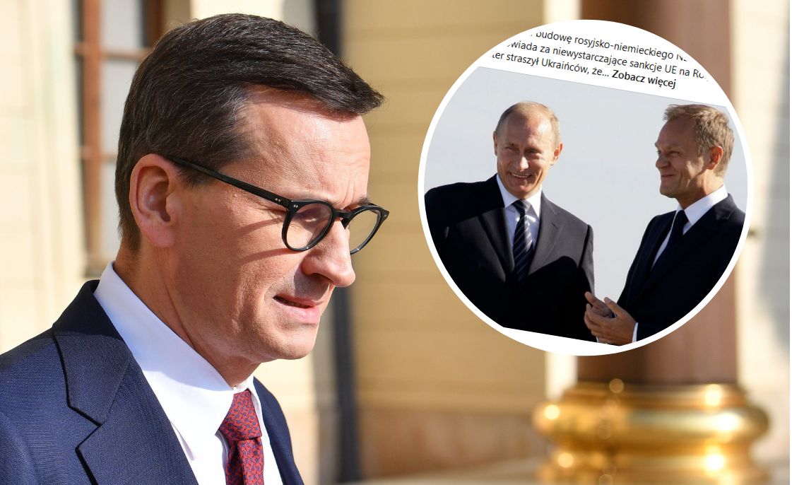 Morawiecki reaguje. Mocne słowa i zdjęcie z Putinem