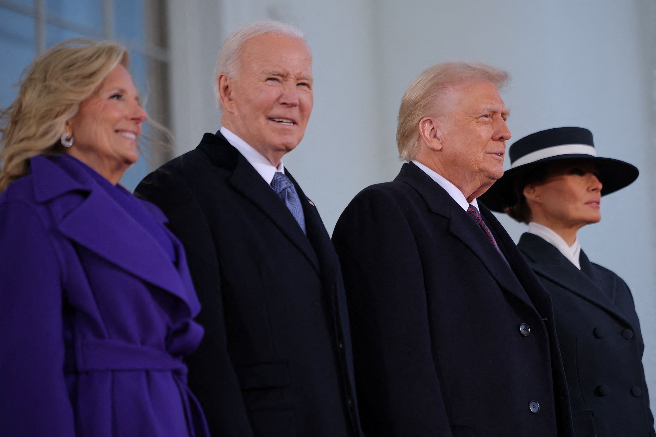 Joe Biden powitał Donalda Trumpa w Białym Domu