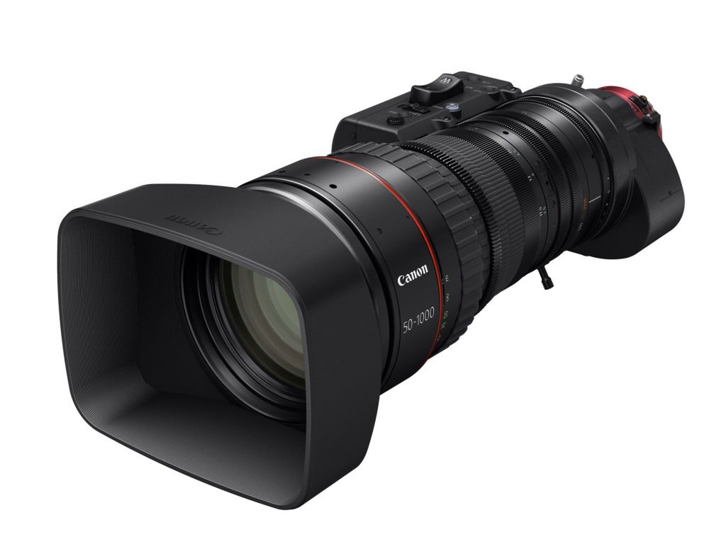 Canon 50-1000 mm T5.0-8.9 z konwerterem 1,5x - rekordowy zoom x20 do filmów 4K