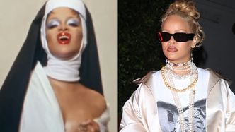 Rihanna zapozowała w przebraniu WYDEKOLTOWANEJ zakonnicy. Okładka oburzyła katolików: "BRAK SZACUNKU" (FOTO)