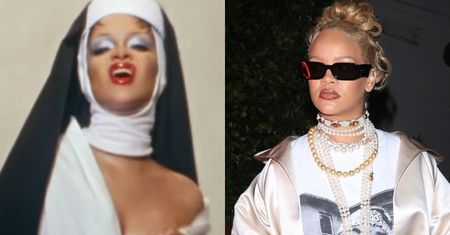Rihanna zapozowała w przebraniu WYDEKOLTOWANEJ zakonnicy. Okładka oburzyła katolików: "BRAK SZACUNKU" (FOTO)