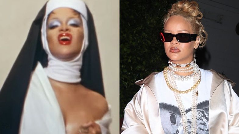Rihanna zapozowała w przebraniu WYDEKOLTOWANEJ zakonnicy. Okładka oburzyła katolików: "BRAK SZACUNKU" (FOTO)