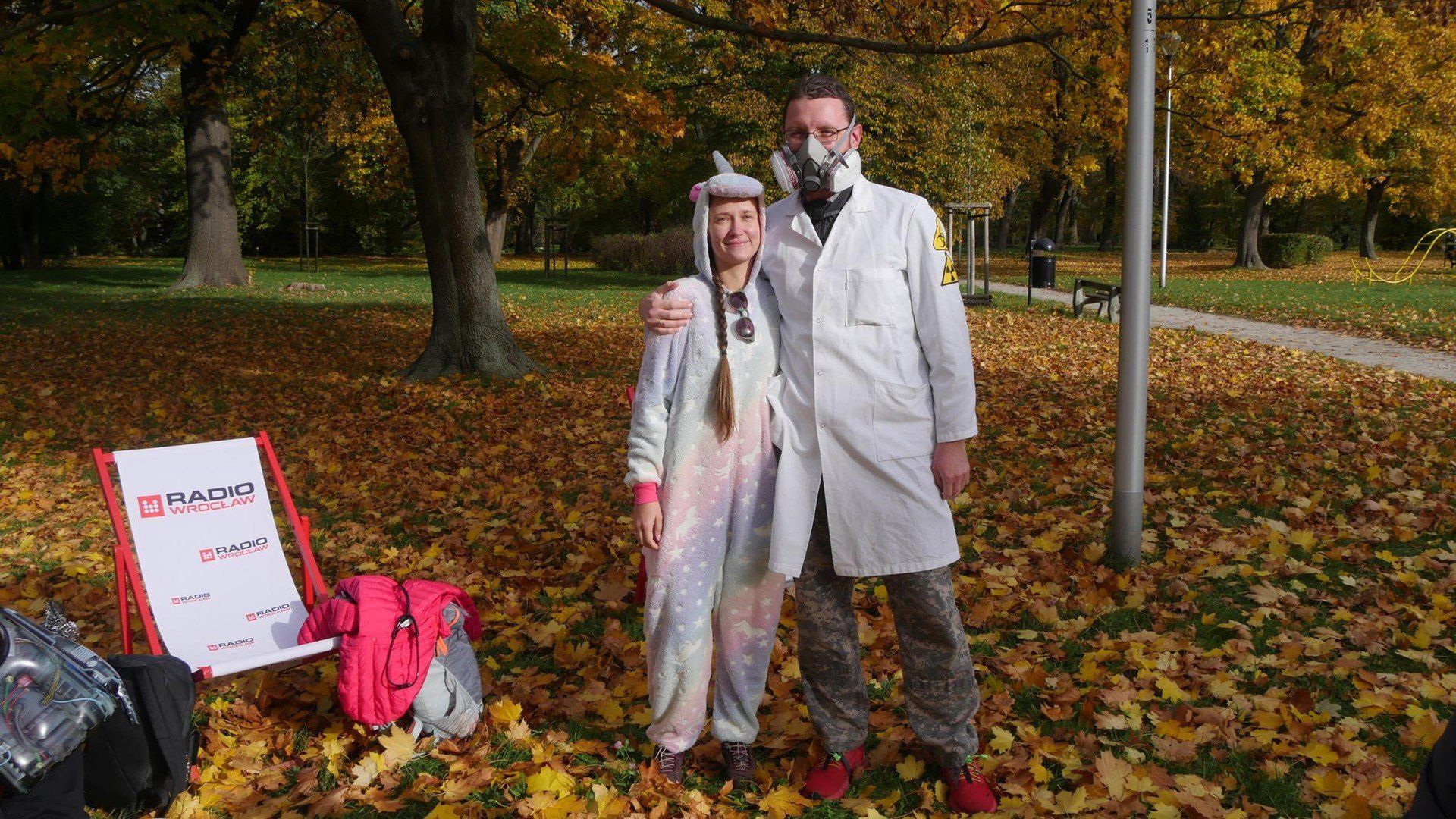 Halloweenowy Bieg Radia Wrocław w Parku Skowronim