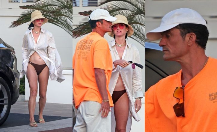 Katy Perry i Orlando Bloom wracają z plaży