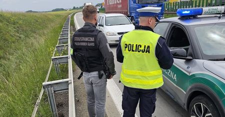 Migranci chcieli uciec do Niemiec. Akcja Straży Granicznej na A4