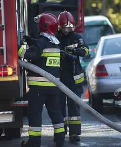 Śląskie. Ewakuacja w Tychach. Strażacy opanowali pożar hali magazynowej