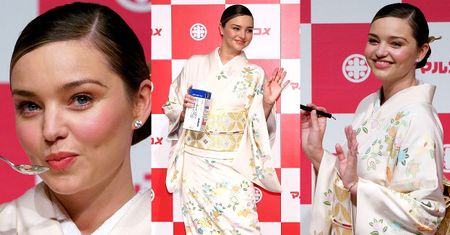 Dawno niewidziana Miranda Kerr delektuje się lodami na chałturze