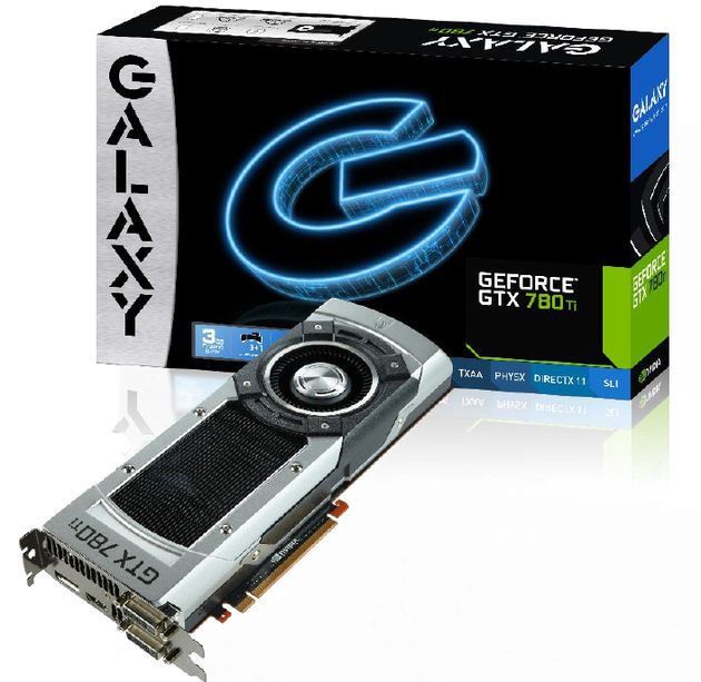 Galaxy GeForce GTX 780 Ti karta graficzna zdjęcie