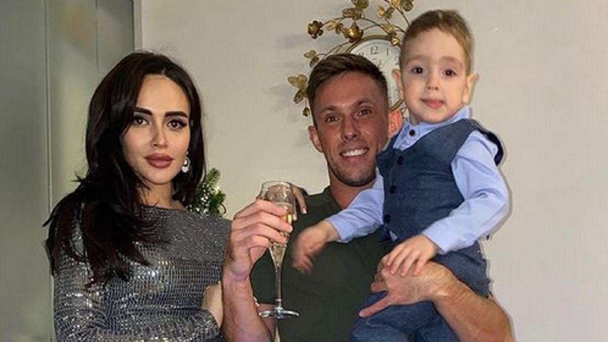 Maciej Rybus i jego żona Lana