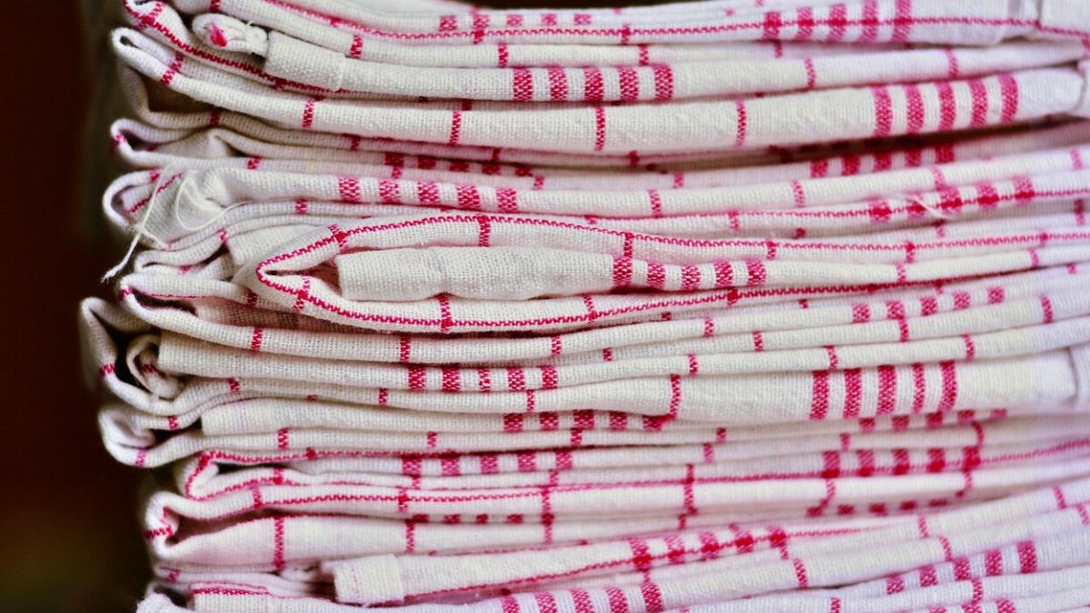 Dzięki temu ścierki kuchenne są zawsze czyste. 