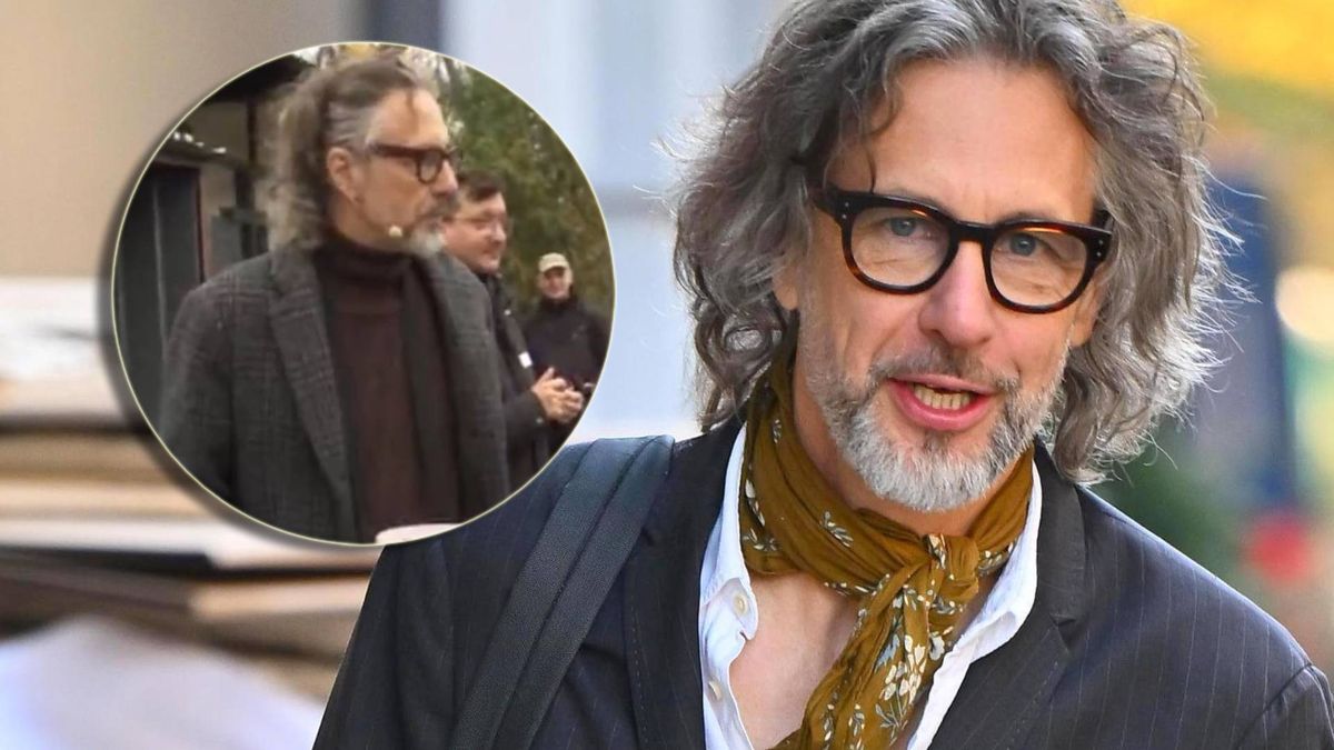 Szymon Majewski na Powązkach (fot. KAPiF, TVN)