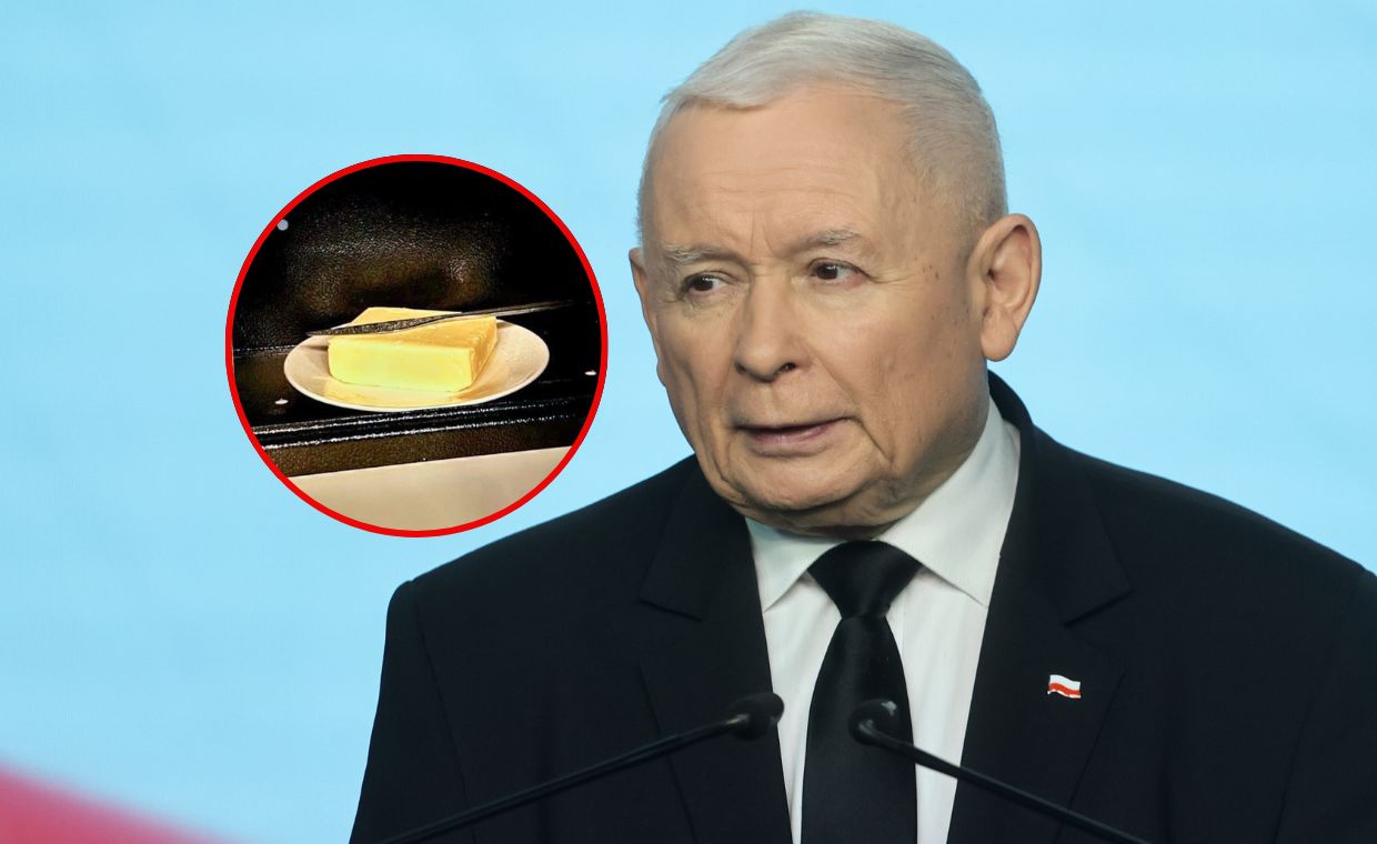 Kaczyński zamieścił zdjęcie masła. "Ponury symbol"