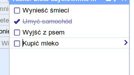 Skróty klawiszowe dla listy zadań Google 1