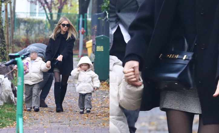 Katarzyna Tusk z mężem i córkami