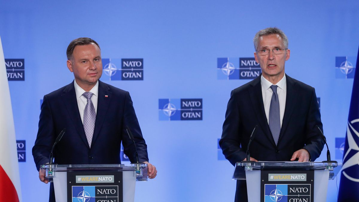 Prezydent Andrzej Duda spotkał się w czwartek z sekretarzem generalnym NATO Jensem Stoltenbergiem 