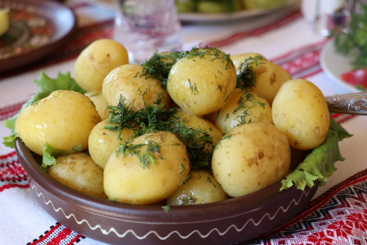 New potatoes with dill are the taste of summer.