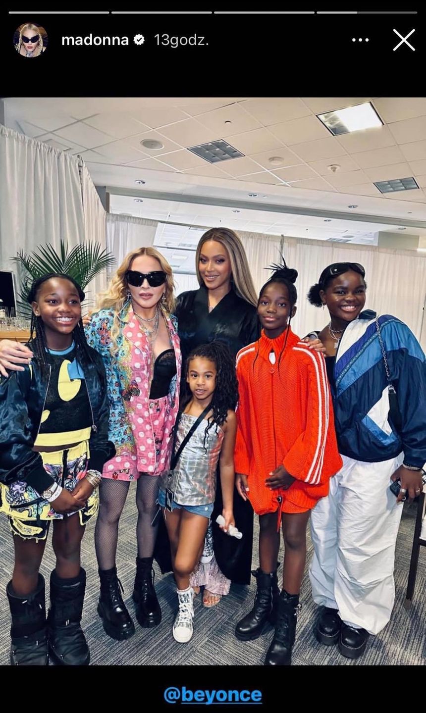 Madonna na koncercie Beyonce