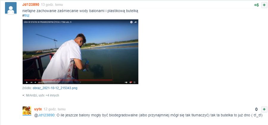 Społeczność doszukała się problemu we wrzucaniu balonów do wody