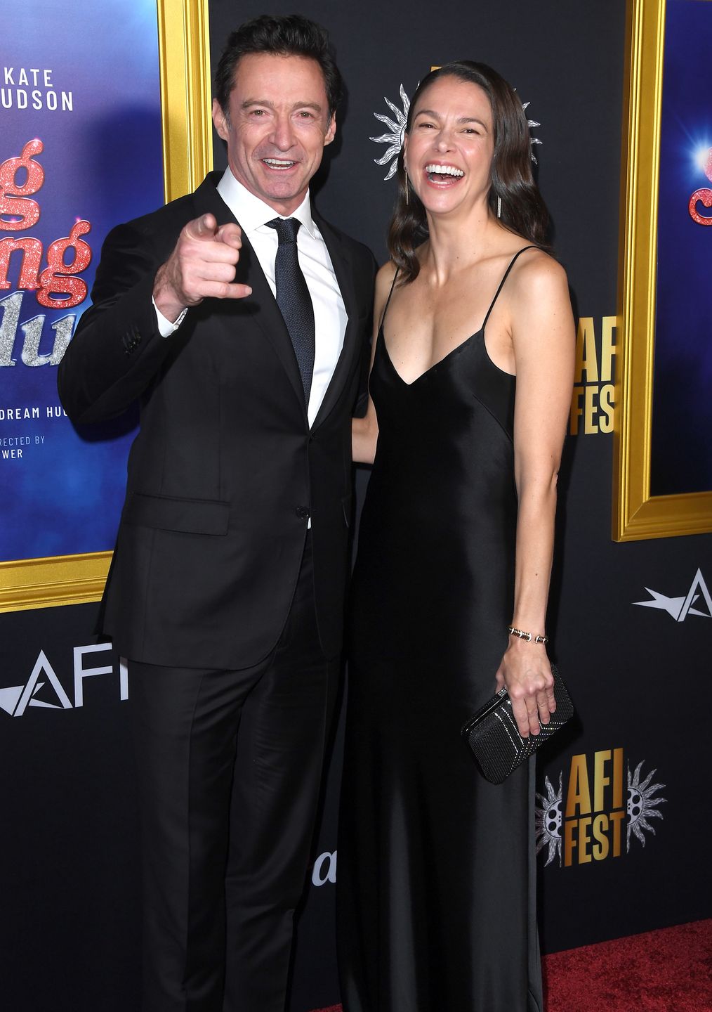 Hugh Jackman i Sutton Foster na premierze "Song Song Blue"