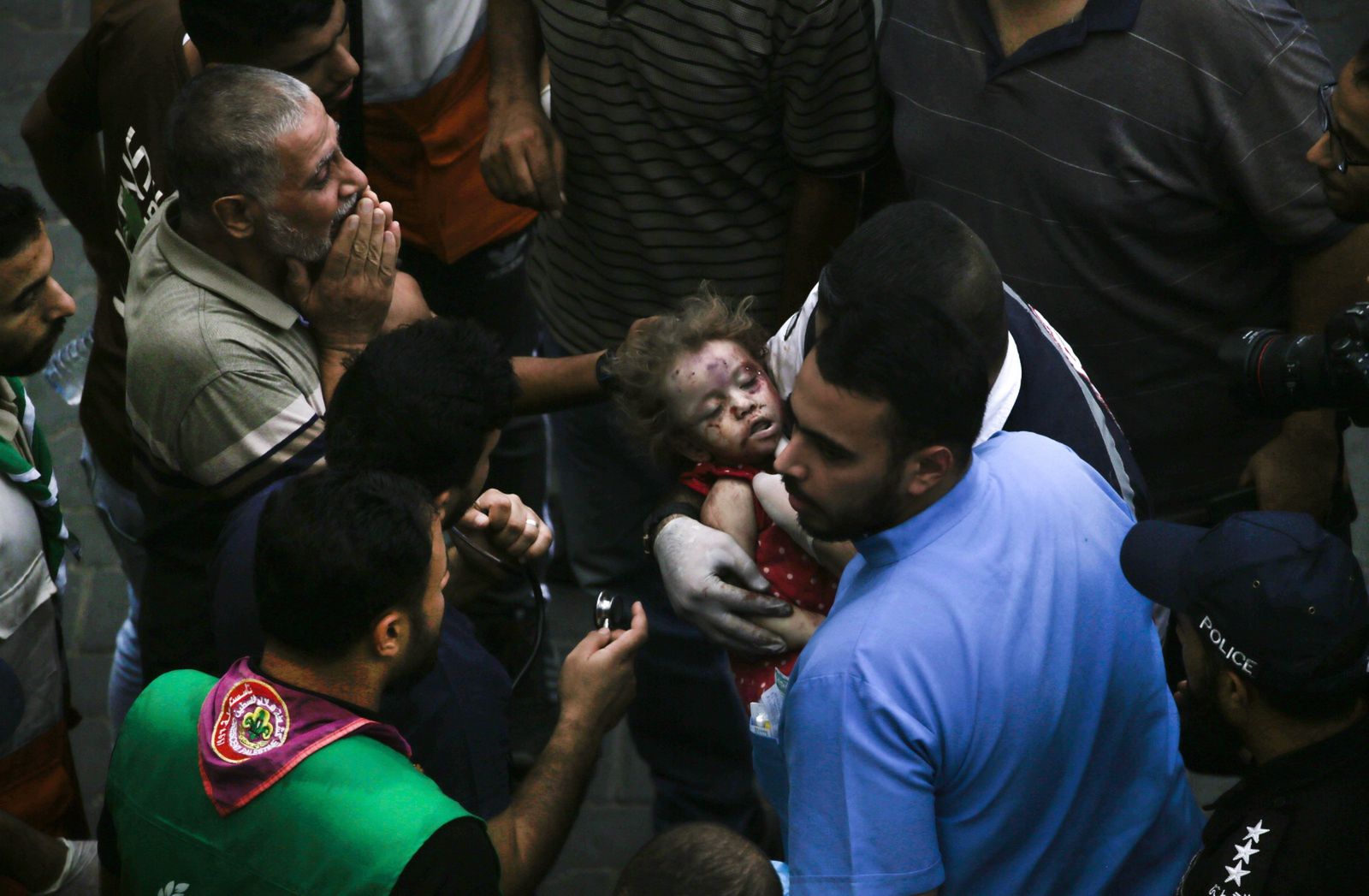Hundreds killed in the Gaza Strip