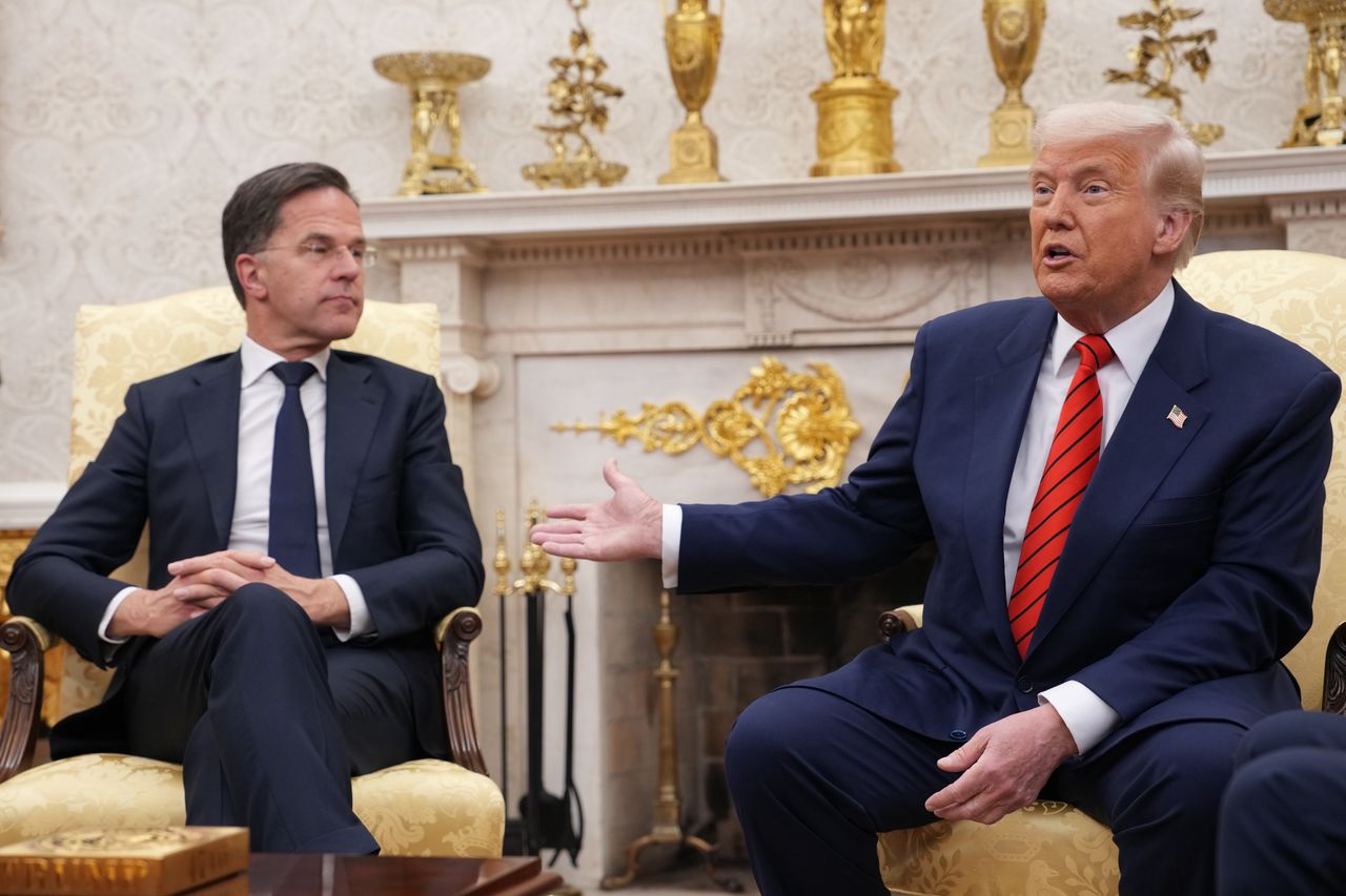 Mark Rutte, Donald Trump