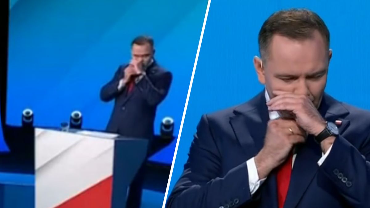 Dziwny gest Nawrockiego