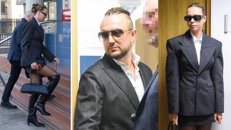 Sandra Kubicka i Baron w sądzie