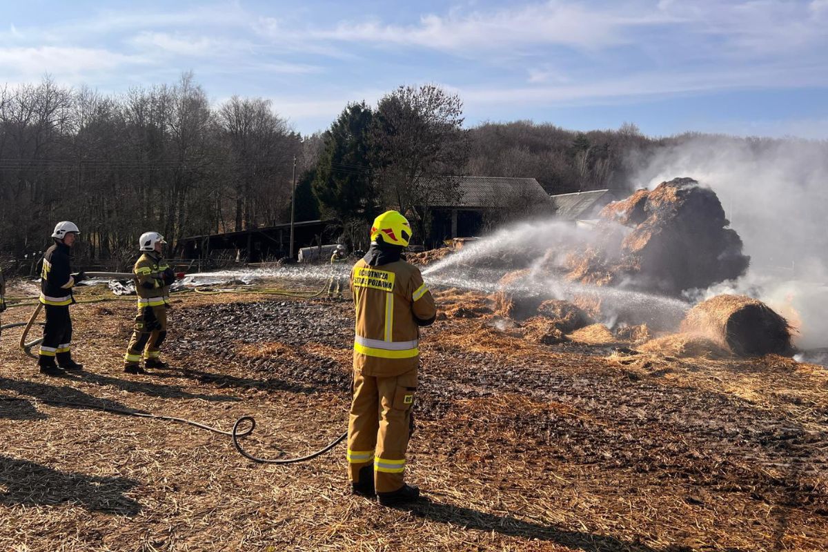 Tragedia na Kaszubach. Ciało w zgliszczach słomy. To rolnik