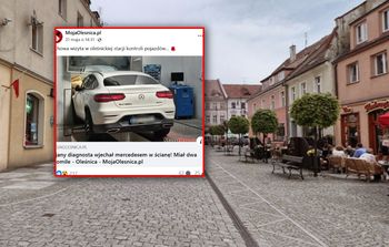 Pijany diagnosta wjechał w ścianę. Szef zapowiada konsekwencje