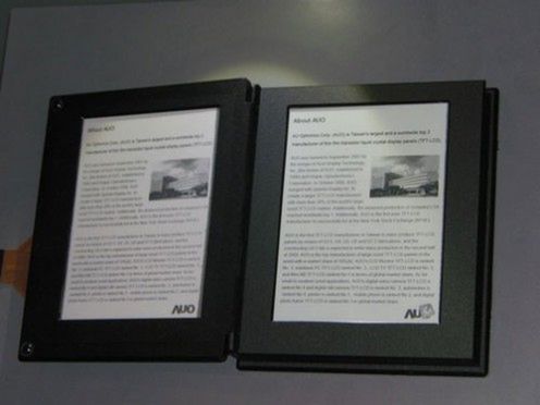 Czytnik e-książek z dotykowym ekranem od AU Optronics