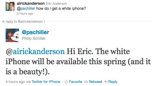 Biały iPhone na wiosnę tego roku - Phil Schiller potwierdza