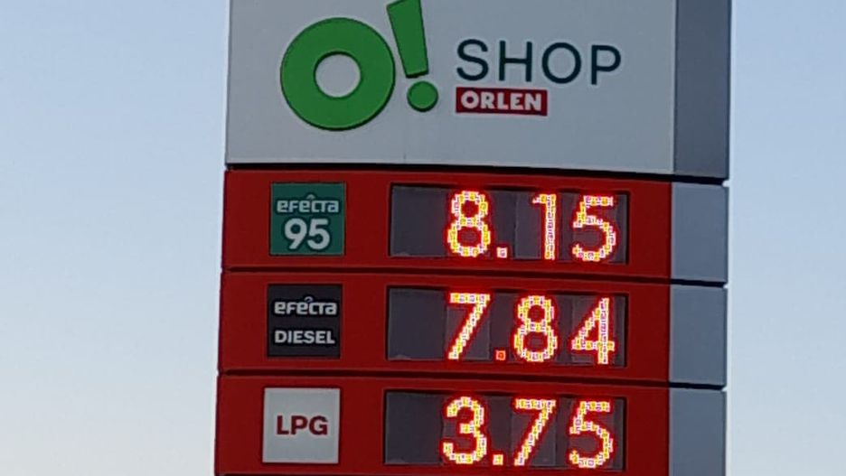 Kolejny wzrost cen za litr benzyny na Orlenie 