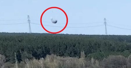 Tajemniczy obiekt pod Bydgoszczą. Nagranie świadka