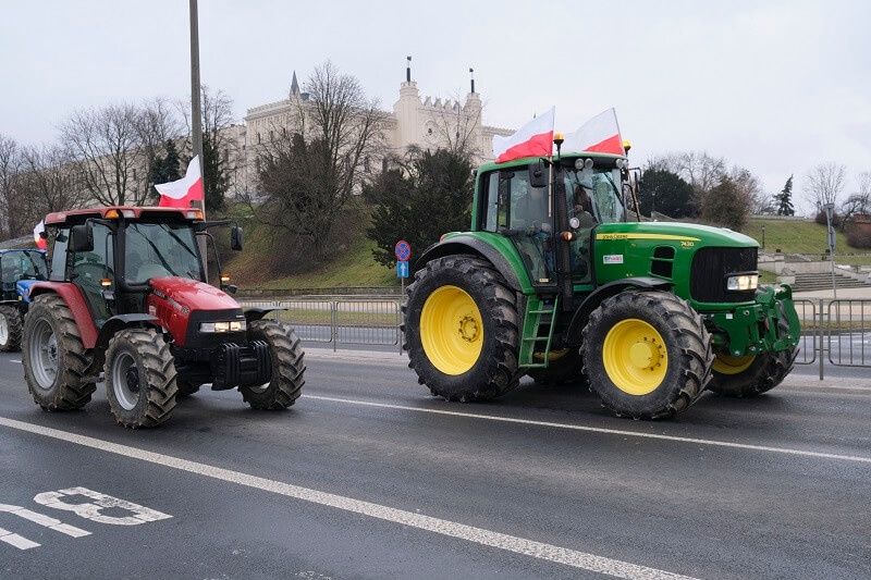 protest rolników agrounia lublin